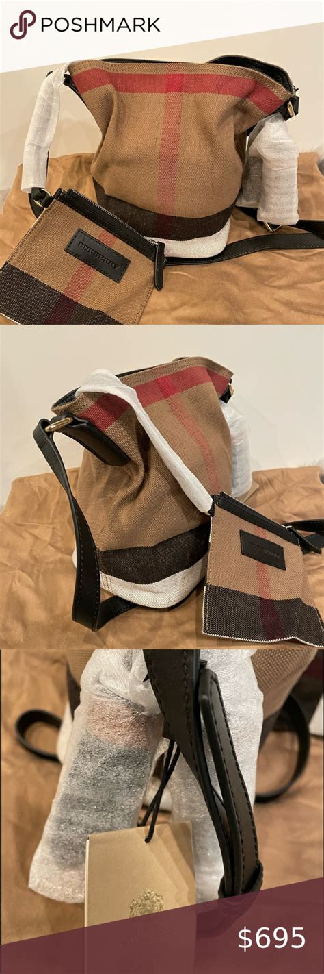 burberry mini ashby crossbody|BURBERRY Canvas Mega Check Mini Ashby Tassel Crossbody .